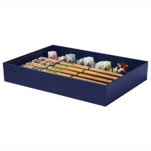 5 Pair Bamboo Chopsticks with Dog Rests Gift Set